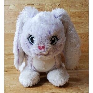 Sugar Plum Bunny Build A Bear 13" Plush Rabbit Purple Sparkle 2021